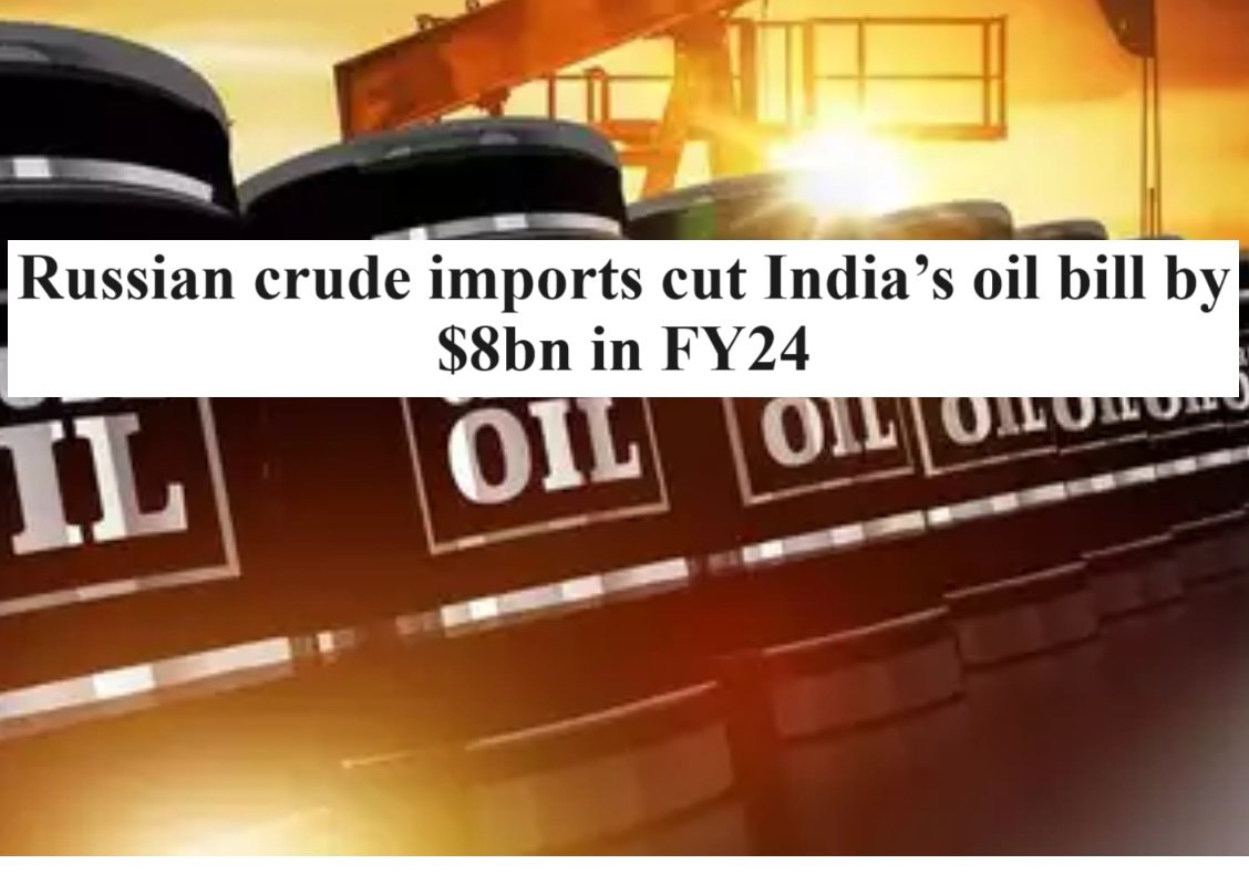 Russian crude imports cut India’s oil bill by $8bn in FY24