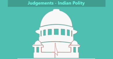 25 Important Supreme Court Judgements - Indian Polity