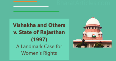 Vishakha and Others v. State of Rajasthan (1997) A Landmark Case for Women’s Rights