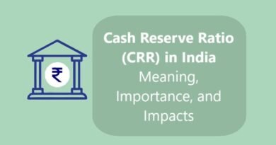 Cash Reserve Ratio (CRR) in India: Meaning, Importance, and Impacts