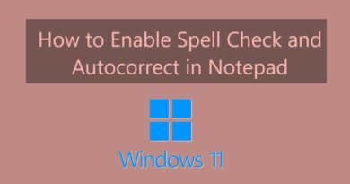 How to Enable Spell Check and Autocorrect in Notepad