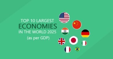 The top 10 largest economies in the world in 2025