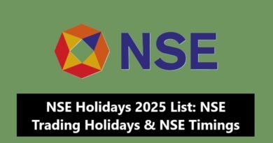 NSE Holidays 2025 List: NSE Trading Holidays & NSE Timings