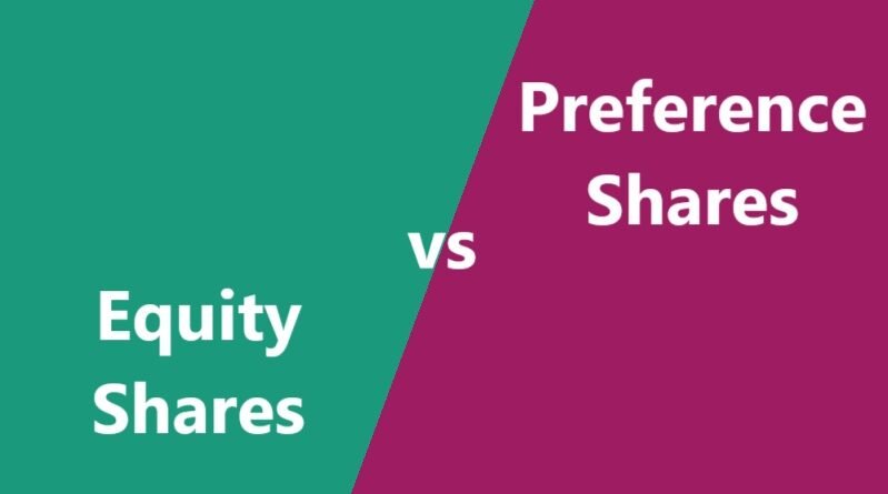 Difference Between Equity Shares and Preference Shares