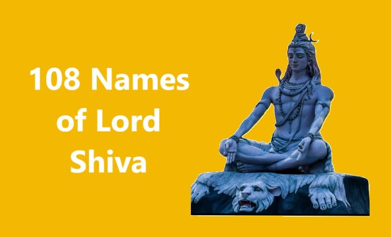 108 Names of Lord Shiva