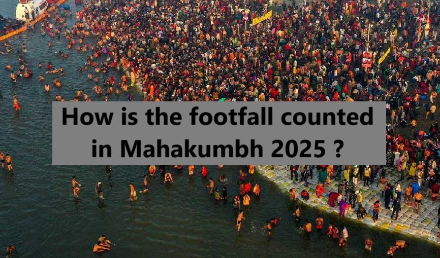 How is the Footfall Counted in Mahakumbh 2025?