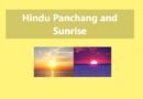 Hindu Panchang and Sunrise