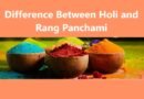 Difference Between Holi and Rang Panchami