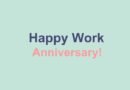 Professional Work Anniversary Messages for Colleagues & Boss