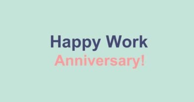 Professional Work Anniversary Messages for Colleagues & Boss