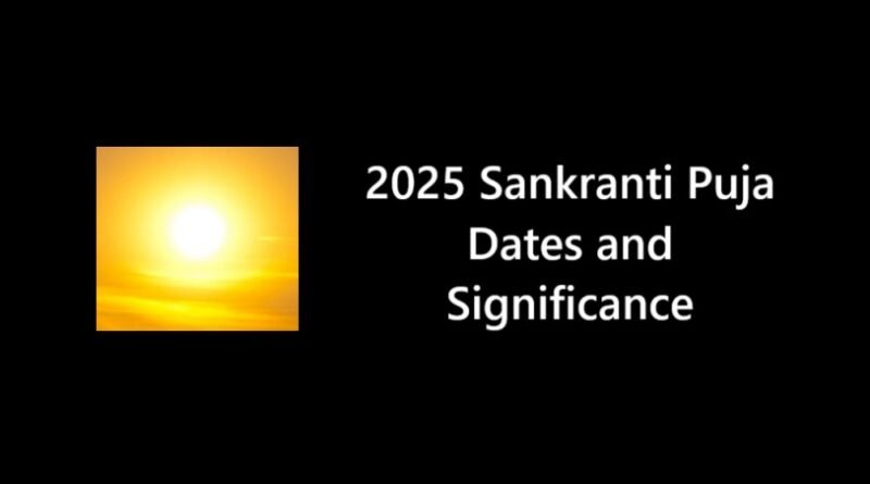 2025 Sankranti Puja Dates and Significance