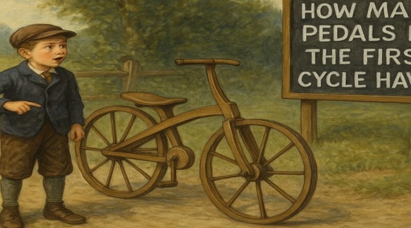 How Many Pedals Did the First Cycle Have?