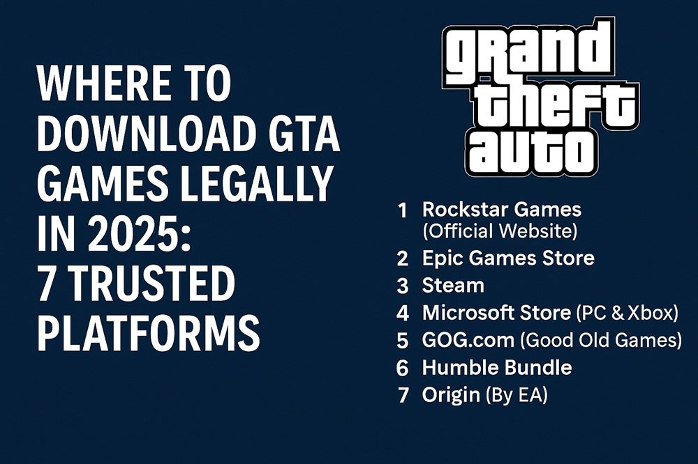 Where to Download GTA Games Legally in 2025: 7 Trusted Platforms