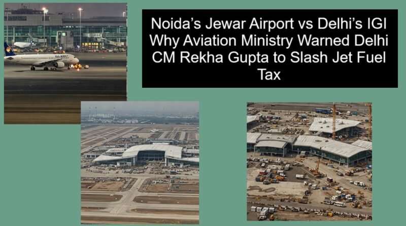 Noida’s Jewar Airport vs Delhi’s IGI: Why Aviation Ministry Warned Delhi CM Rekha Gupta to Slash Jet Fuel Tax