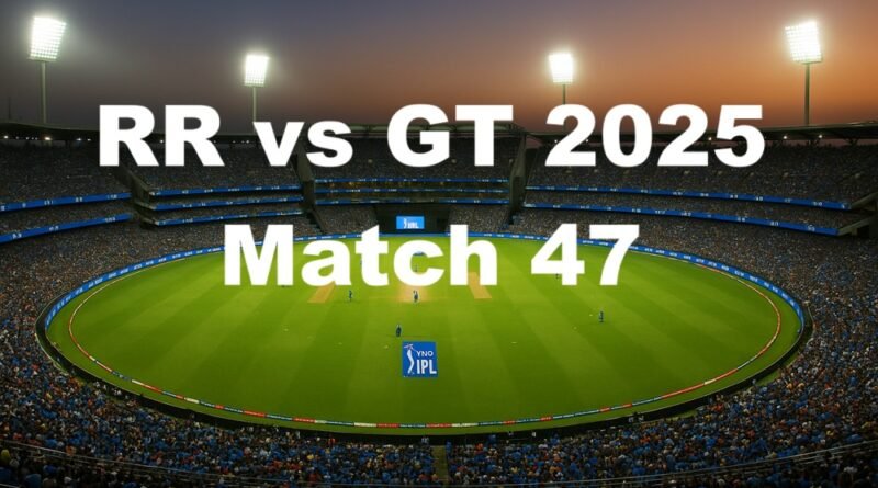 RR vs GT 2025 Match 47: Full Squads, Pitch Report & Winner Prediction (April 28)