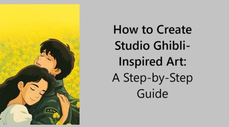 How to Create Studio Ghibli-Inspired Art: A Step-by-Step Guide