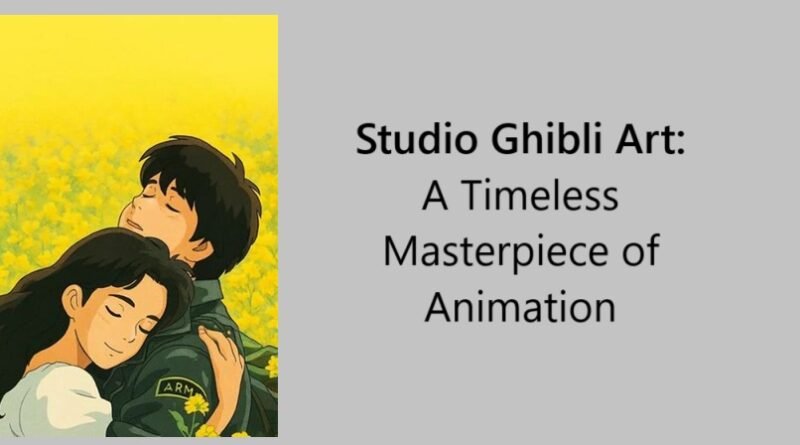 Studio Ghibli Art: A Timeless Masterpiece of Animation