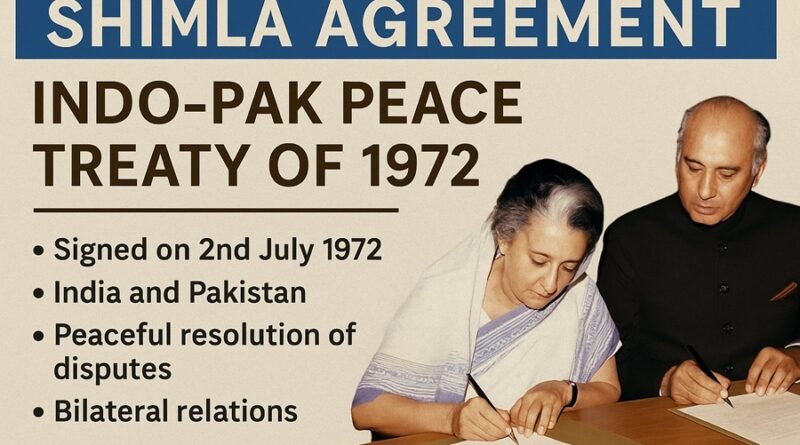 What is the Shimla Agreement