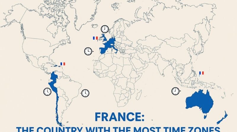 Which Country Has the Most Number of Time Zones?