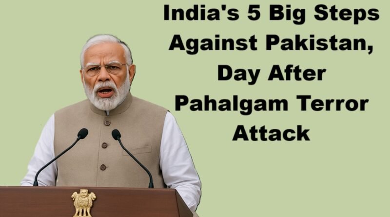 India's 5 Big Steps Against Pakistan, Day After Pahalgam Terror Attack