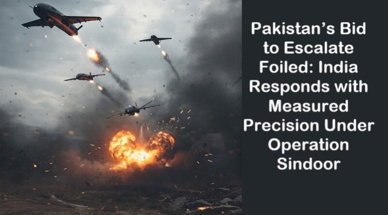 Pakistan’s Bid to Escalate Foiled: India Responds with Measured Precision Under Operation Sindoor