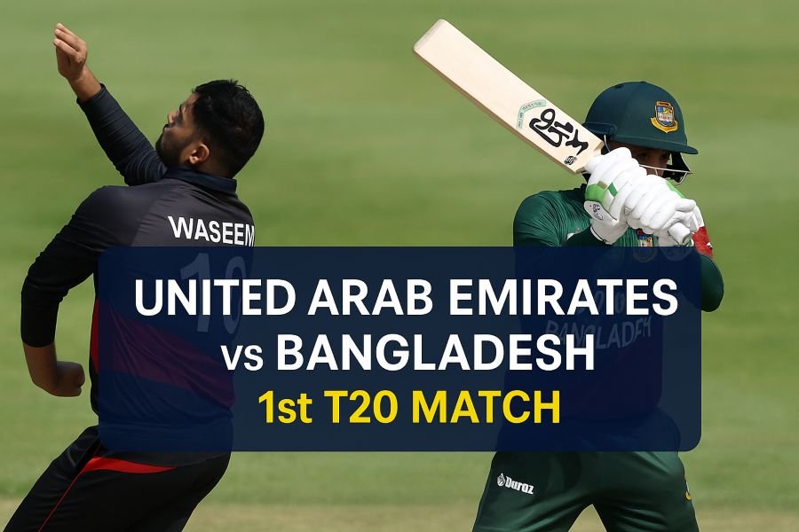 Bangladesh vs UAE 1st T20: live Cricket Update 2025