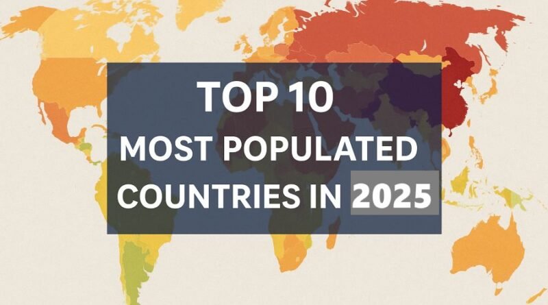 Top 10 most populated countries in 2025