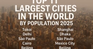 Top most populated cities 2025