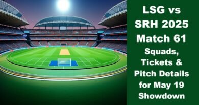 LSG vs SRH 2025 Match 61: Squads, Tickets & Pitch Details for May 19 Showdown