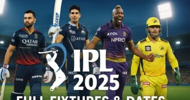 IPL 2025 Schedule – Full Fixtures & Dates (After Suspension)