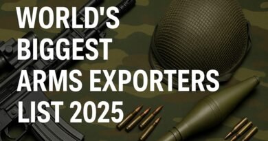 World’s Biggest Arms Exporters list 2025