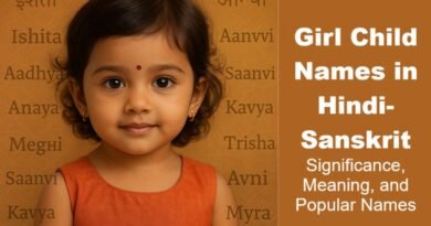 Girl Child Names in Hindi-Sanskrit: Significance, Meaning, and Popular Names