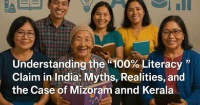 Understanding the “100% Literacy” Claim in India: Myths, Realities, and the Case of Mizoram and Kerala