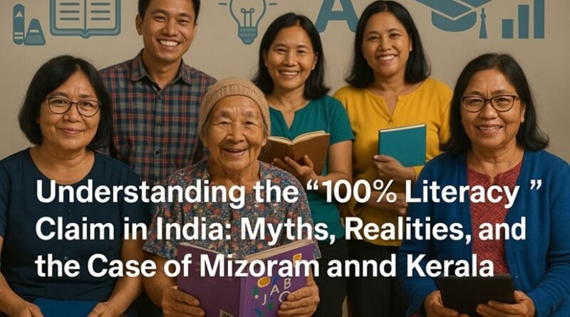 Understanding the “100% Literacy” Claim in India: Myths, Realities, and the Case of Mizoram and Kerala