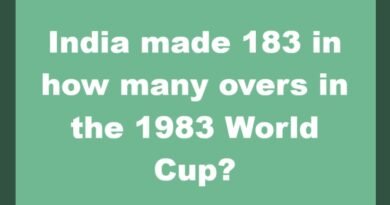 India made 183 in how many overs in the 1983 World Cup?