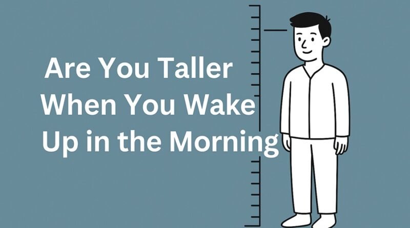 Are You Taller When You Wake Up in the Morning?