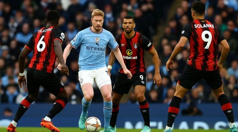 man city vs a.f.c. bournemouth timeline