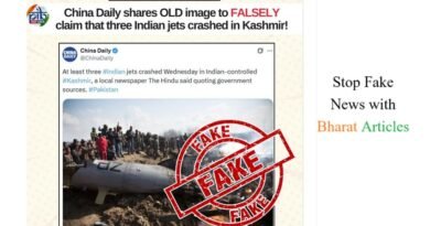 Fact Check: False Claim by China Daily About Indian Jets Crashing in Kashmir