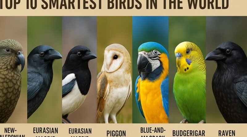 Top 10 Smartest Birds in the World