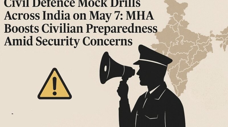 Civil Defence Mock Drills Across India on May 7