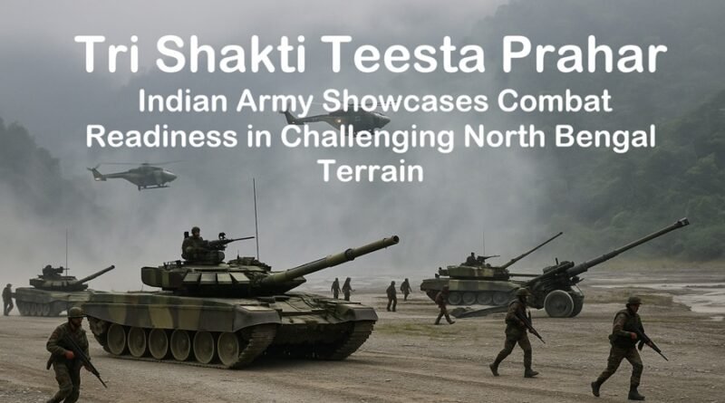 Tri Shakti Teesta Prahar: Indian Army Showcases Combat Readiness in Challenging North Bengal Terrain