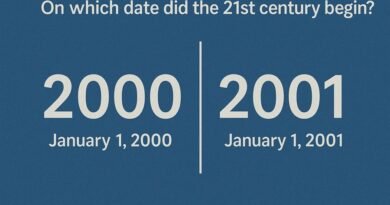 On Which Date Did the 21st Century Begin?