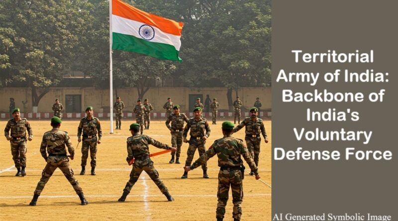 Territorial Army of India: Backbone of India's Voluntary Defense Force