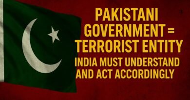 Pakistani Government = Terrorist Entity: India Must Recognize and Act Accordingly