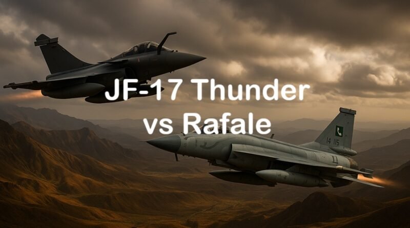 JF-17 Thunder vs Rafale: Comparing Two Modern Fighters from Different Leagues