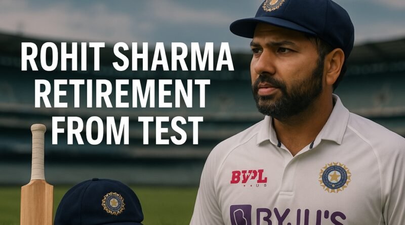 Rohit Sharma Retires from Test Cricket