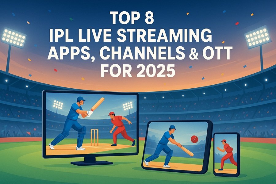 Top 8 IPL Live Streaming Apps, Channels & OTT Platforms for 2025