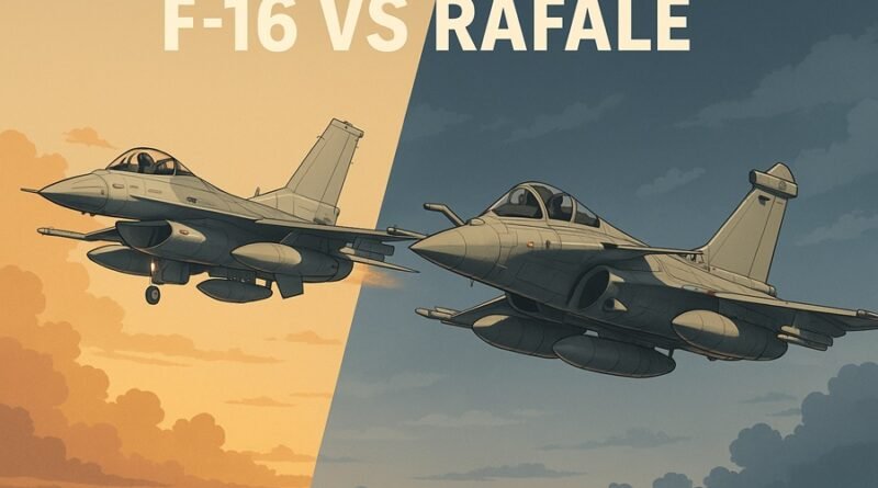 F-16 vs Rafale: A Detailed Comparison of Two Iconic Fighter Jets