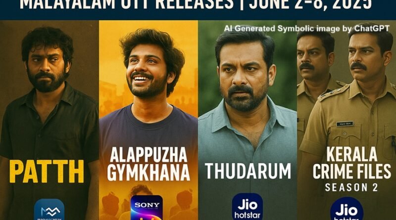 New Malayalam OTT Releases This Week (June 2 to 8, 2025)