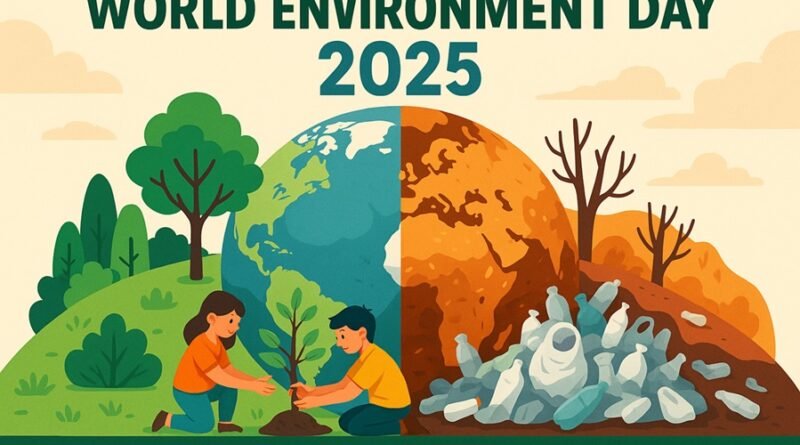 विश्व पर्यावरण दिवस 2025: पर्यावरण संरक्षण की दिशा में एक वैश्विक पहल